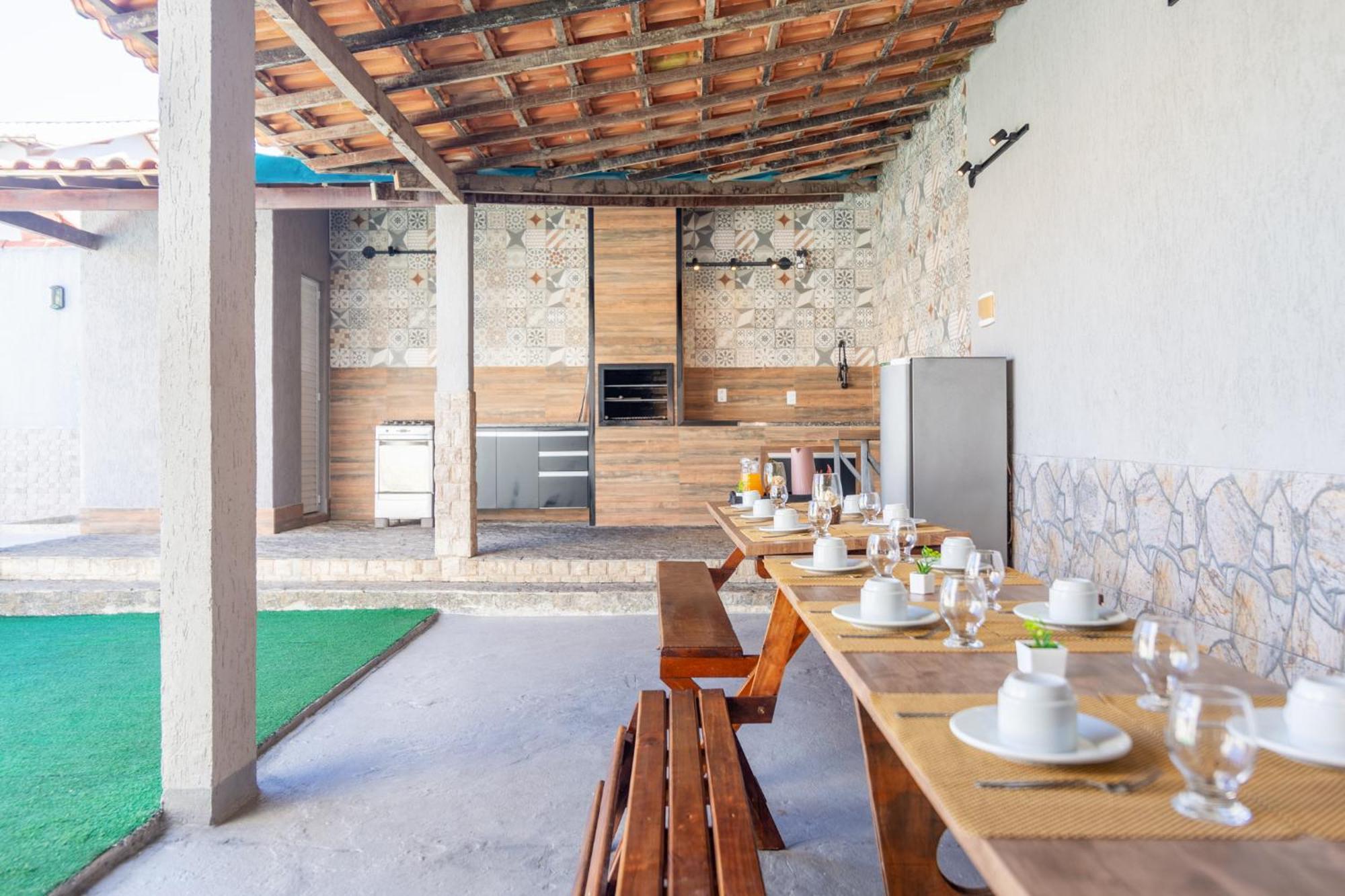 Refugio Tropical Casa De Praia Com Piscina Aquecida E 4 Suites E Garagem 3 Carros, 800 Mtrs Da Praia Internet 700 Mbps, Condominio Privado Com Pista De Skate , Quadra De Futevolei , Campos E Quadras De Futebol! Cabo Frio Extérieur photo