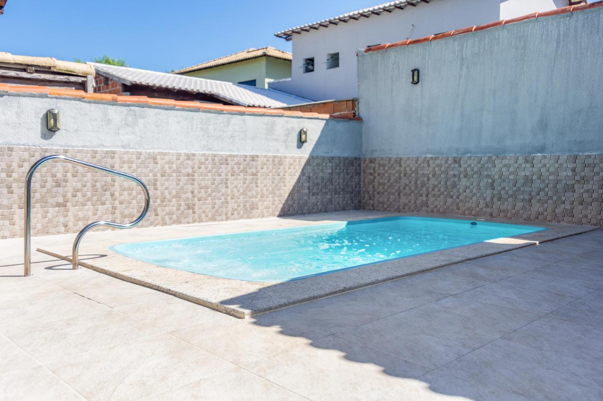 Refugio Tropical Casa De Praia Com Piscina Aquecida E 4 Suites E Garagem 3 Carros, 800 Mtrs Da Praia Internet 700 Mbps, Condominio Privado Com Pista De Skate , Quadra De Futevolei , Campos E Quadras De Futebol! Cabo Frio Extérieur photo