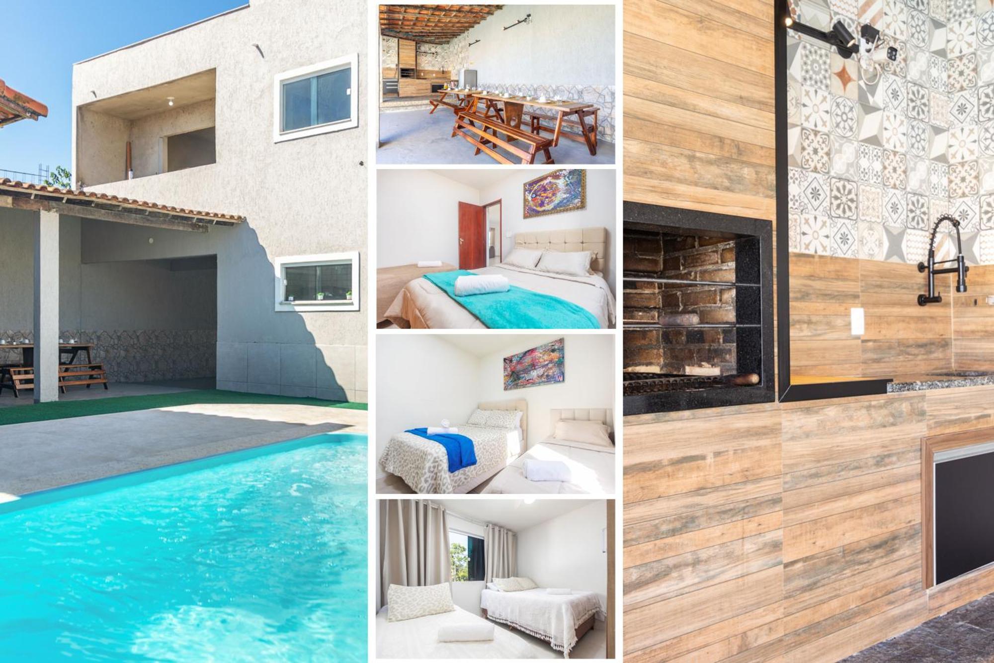 Refugio Tropical Casa De Praia Com Piscina Aquecida E 4 Suites E Garagem 3 Carros, 800 Mtrs Da Praia Internet 700 Mbps, Condominio Privado Com Pista De Skate , Quadra De Futevolei , Campos E Quadras De Futebol! Cabo Frio Extérieur photo