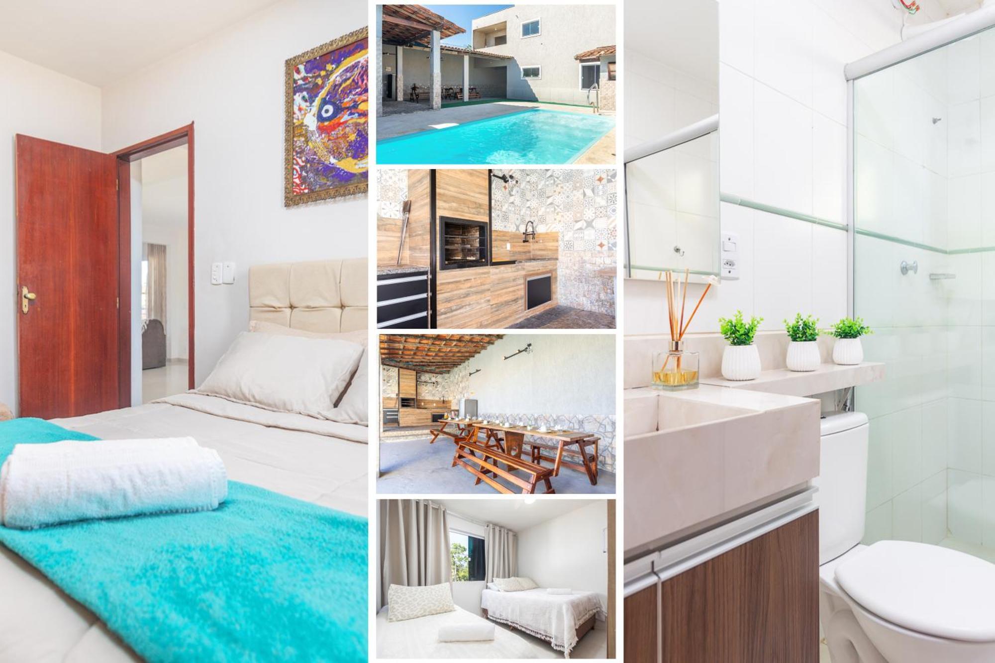 Refugio Tropical Casa De Praia Com Piscina Aquecida E 4 Suites E Garagem 3 Carros, 800 Mtrs Da Praia Internet 700 Mbps, Condominio Privado Com Pista De Skate , Quadra De Futevolei , Campos E Quadras De Futebol! Cabo Frio Extérieur photo